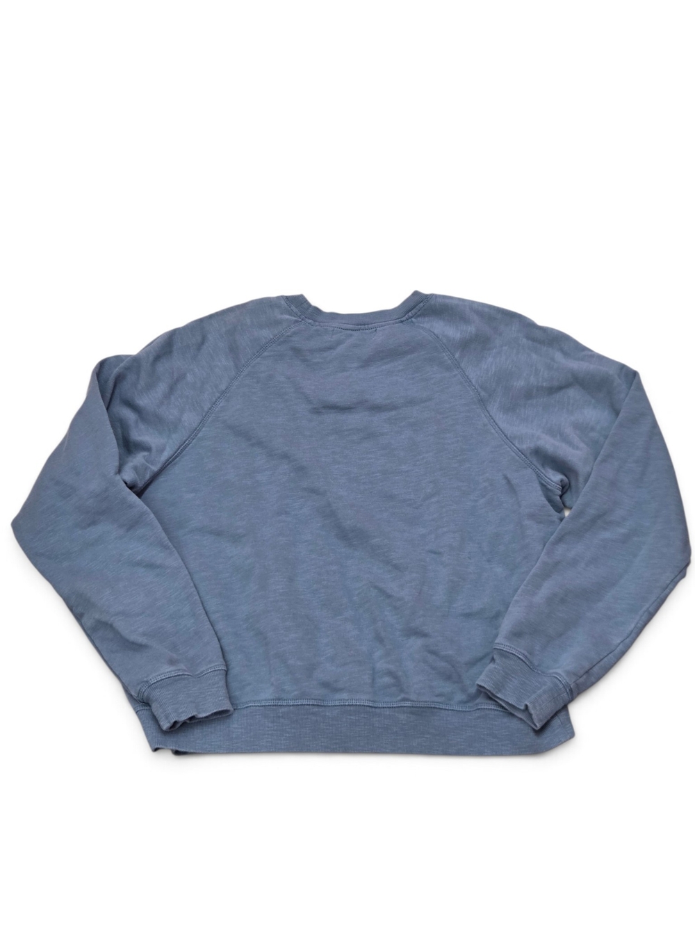 Spiritual Gangster x Pure Barre Sweatshirt Size L Blue Slub Crewneck Raglan - Picture 4 of 9